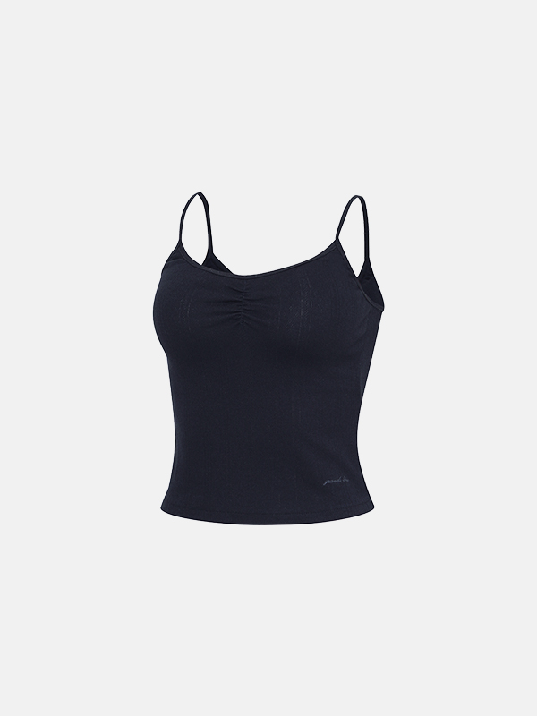 預購_Eyelet slim sleeveless by Grandeline