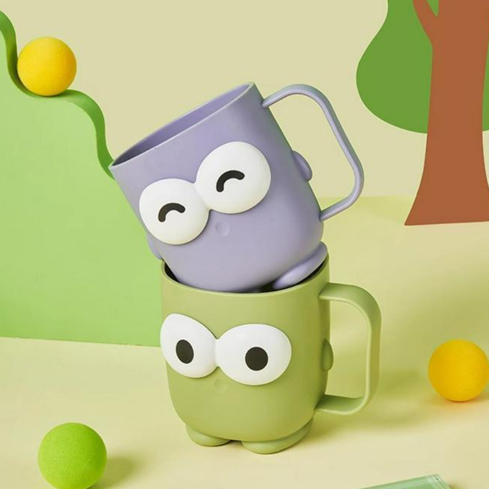 漱口杯 家用牙刷杯子 洗漱杯 情侶 學生 創意牙具 杯子 白色 [平行進口]   HK2706