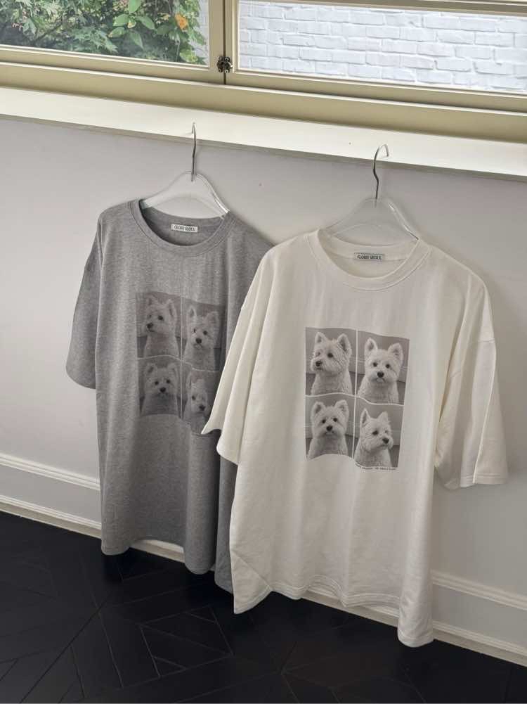 221525 四格狗仔Tee