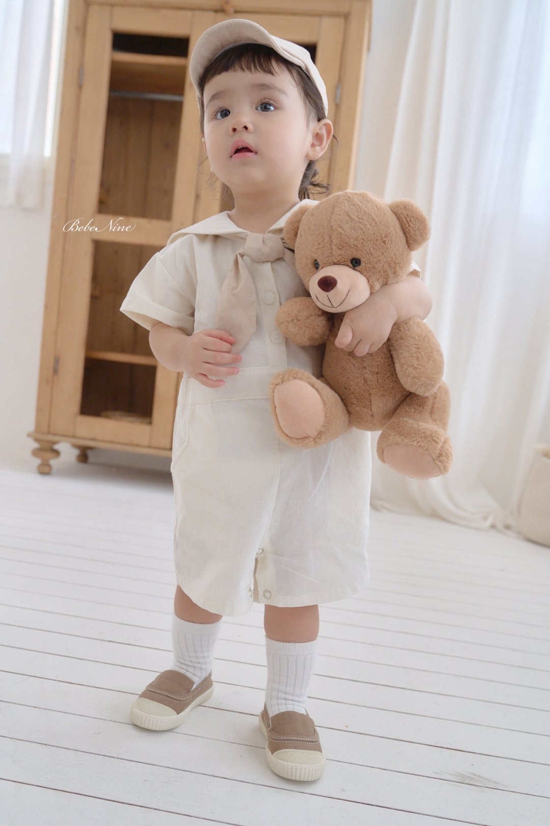 ☀️預訂 韓國直送☀️🇰🇷Bebenine兩色水手領巾短袖連身服