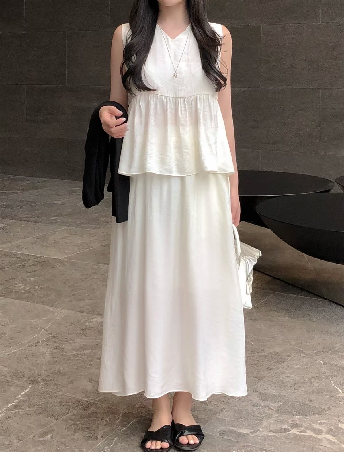 背心+裙set 