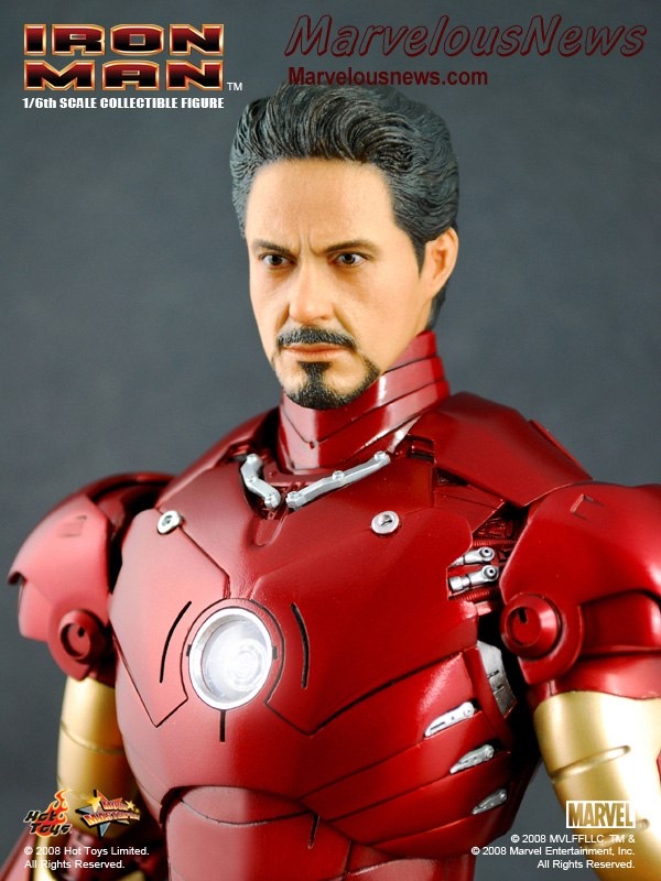 Hottoys Ironman Mark III可動figure 1/6 鋼鐵人 Mk 3 鐵甲奇俠 鋼鐵俠 