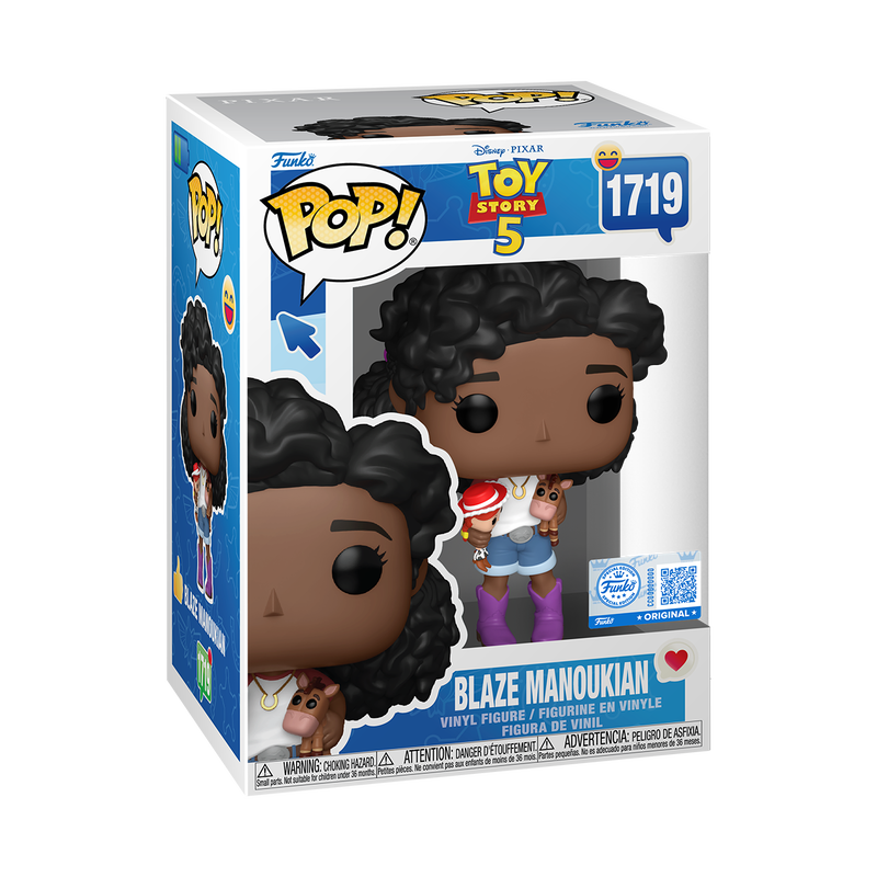 📦訂購 美國代購 Funko POP! Disney Blaze Manoukian (Toy Story 5) Figure 反斗奇兵 模型