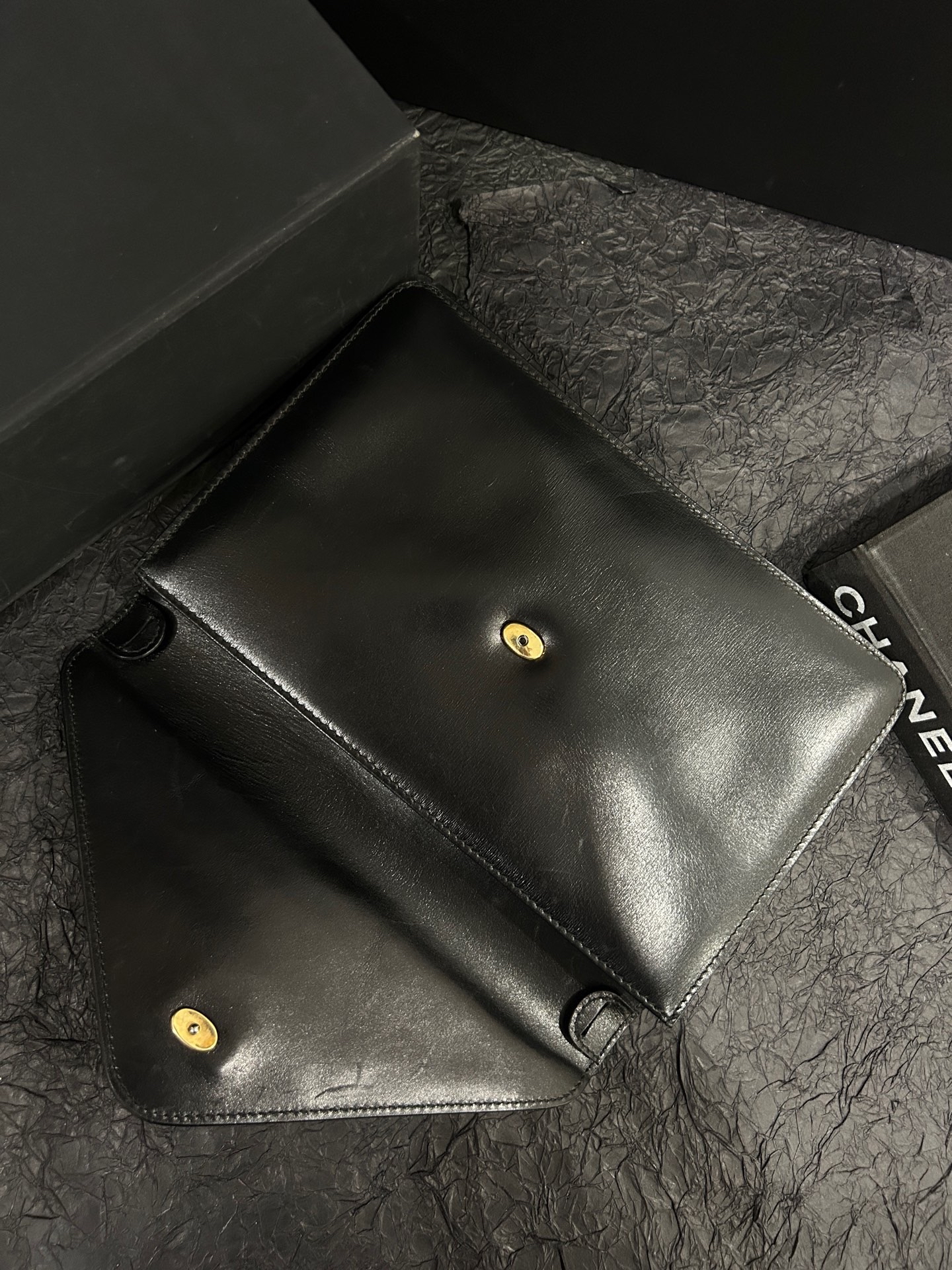 【預訂貨品】Celine 黑金凱旋門信封包 