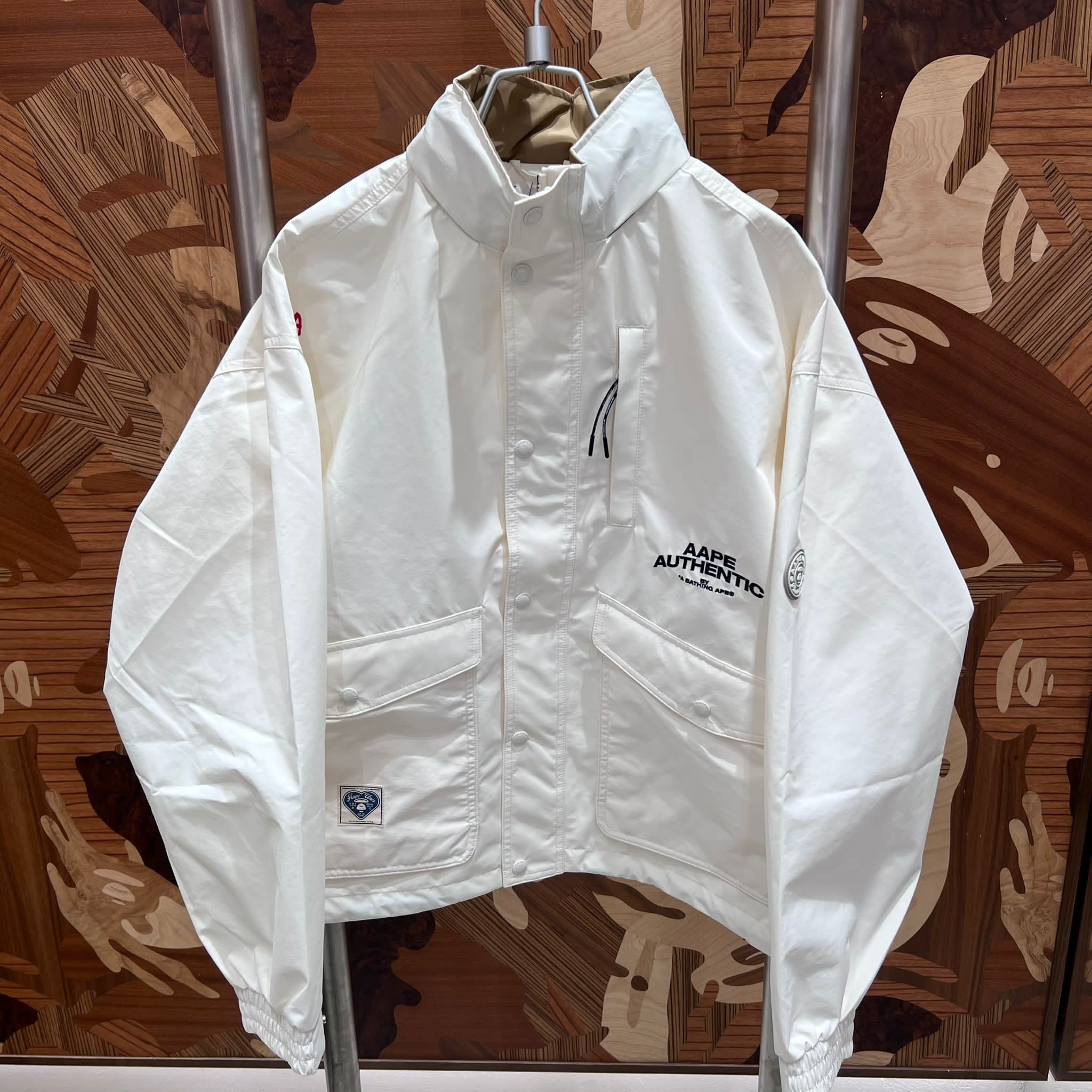 AAPE Moonface hooded jacket (D361)