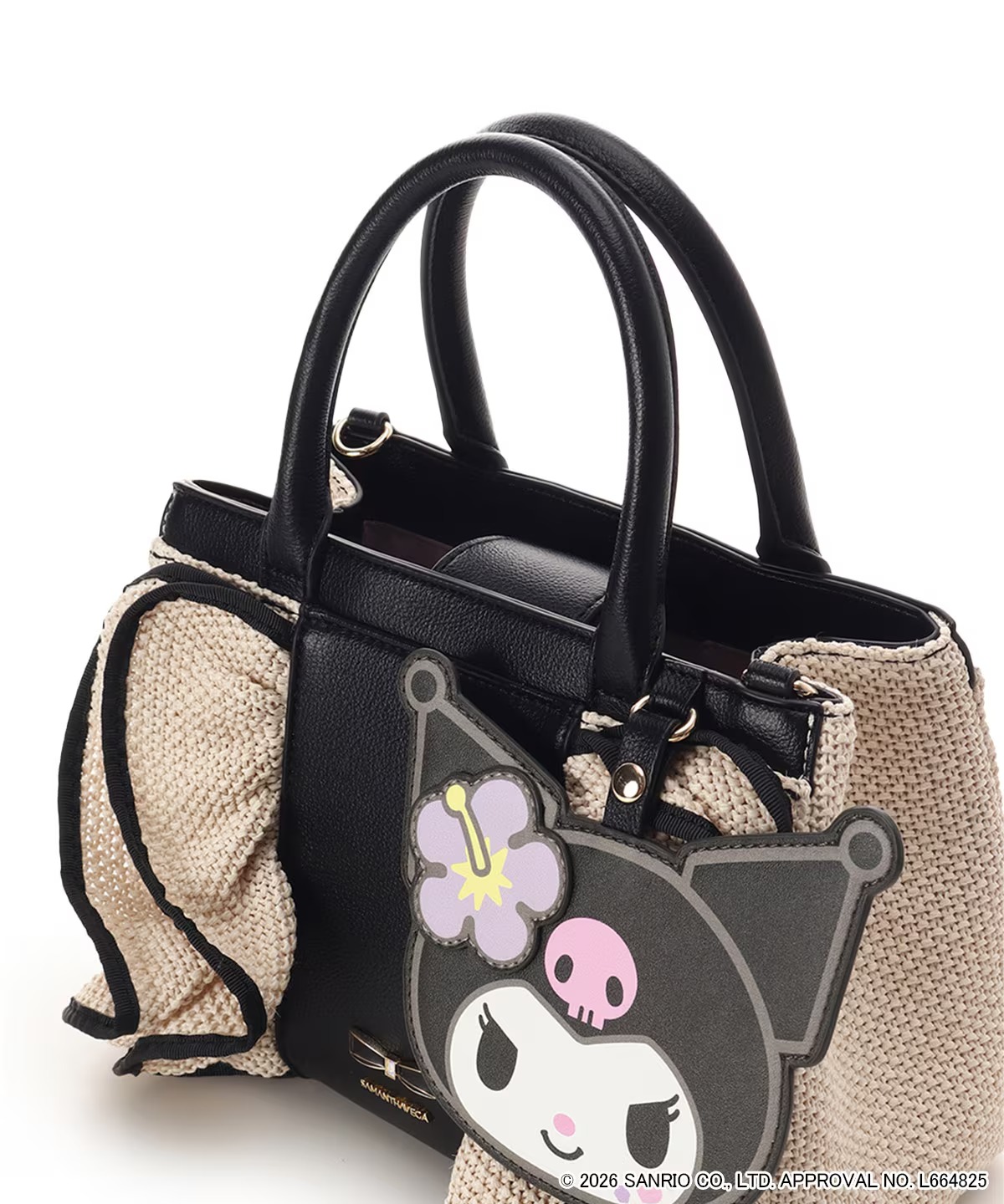 🌸 【預訂】Kuromi 2Way Basket Bag - SAMANTHAVEGA x Sanrio Summer Collection