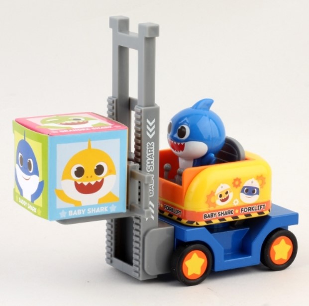   【預訂】韓國直送 Baby Shark 鏟泥車 & 堆高車套裝