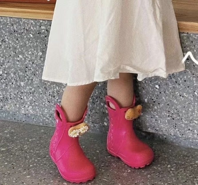 廠單 Cross彩虹色雨靴