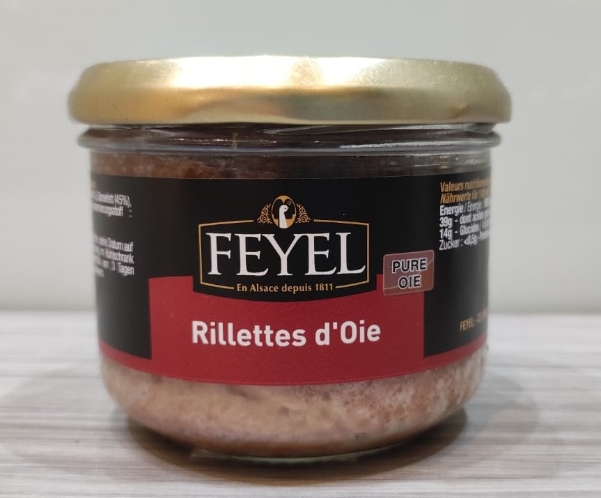 French Feyel Goose Rillettes (100%)   法國鵝肉醬 (100%)  