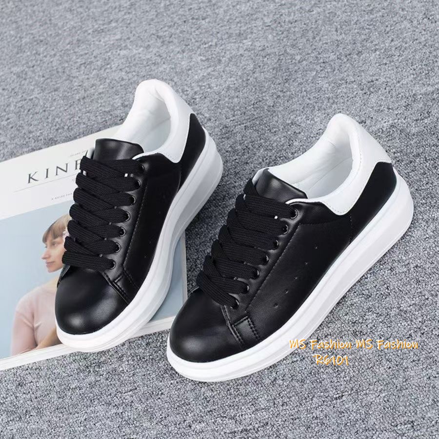 R6101 韓國🇰🇷黑白配厚底sneakers