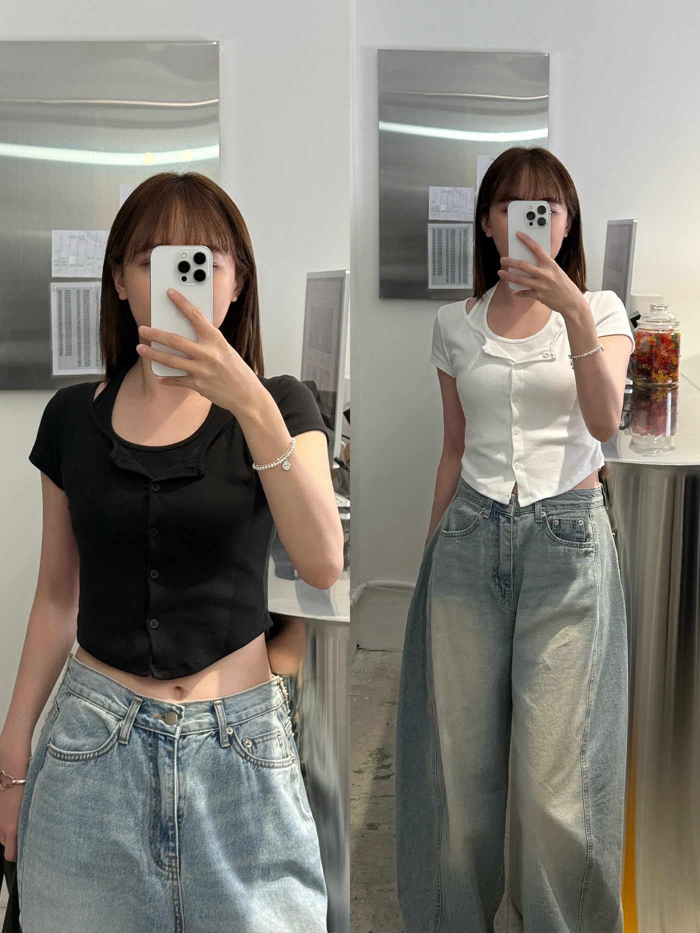 𝐅𝐚𝐮𝐱 𝐭𝐰𝐨 𝐩𝐢𝐞𝐜𝐞 𝐡𝐚𝐥𝐭𝐞𝐫 𝐟𝐢𝐭𝐭𝐞𝐝 𝐭𝐨𝐩