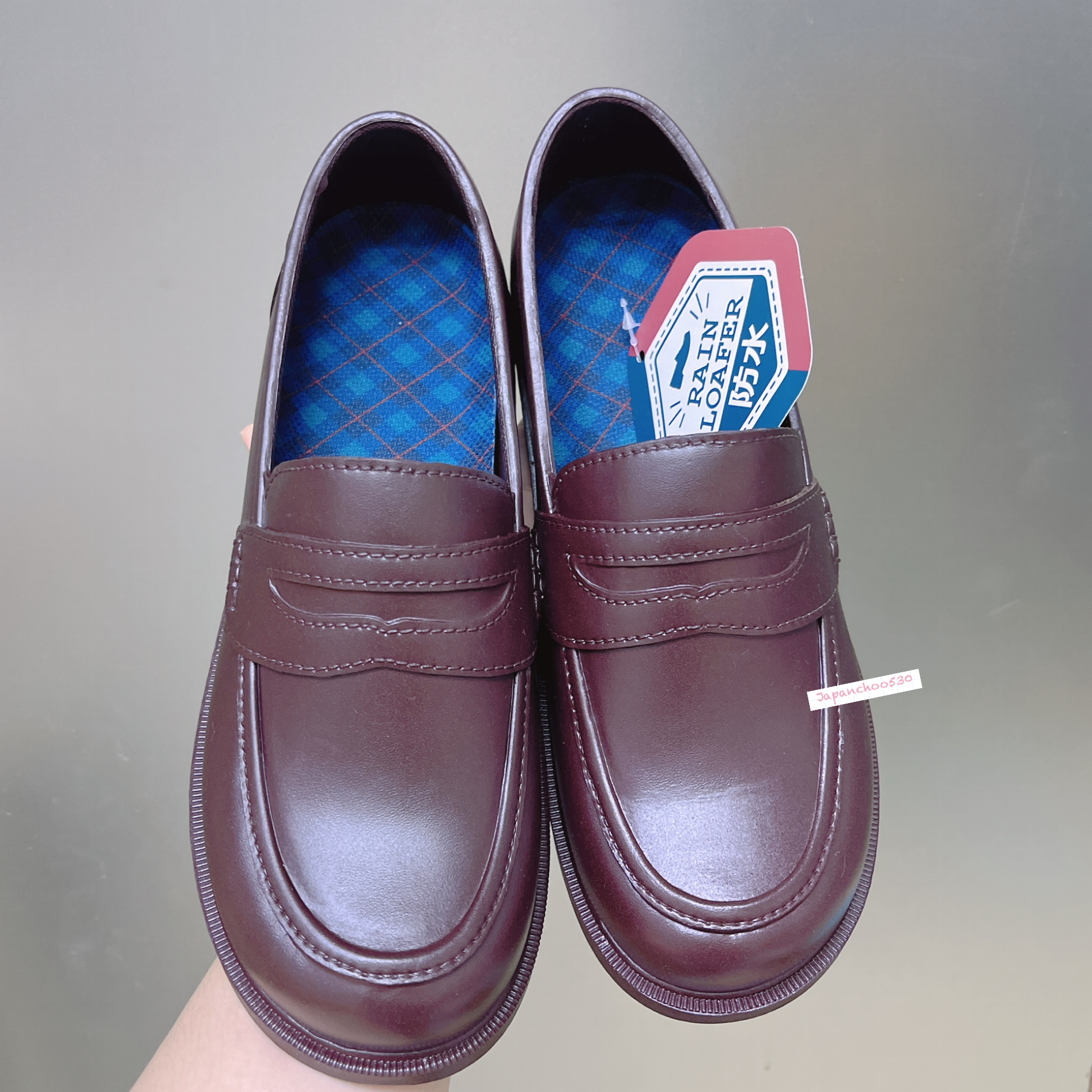 日本預訂📍日本百搭Loafer款防水雨鞋