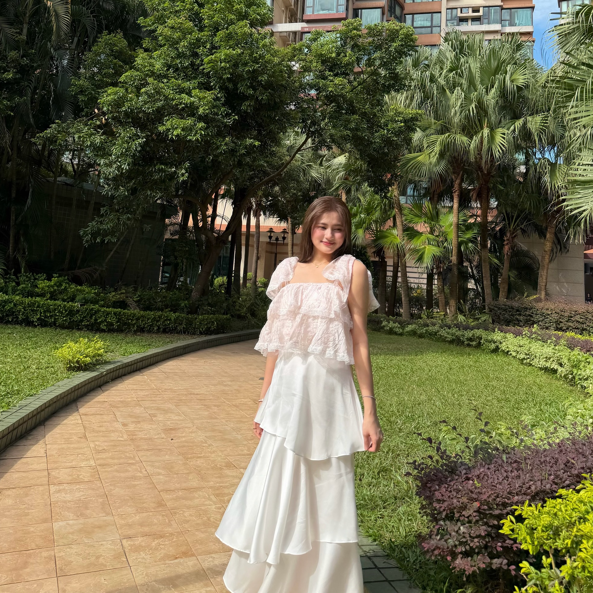 #HANNA-made# The Afternoon Tiered Blouse
