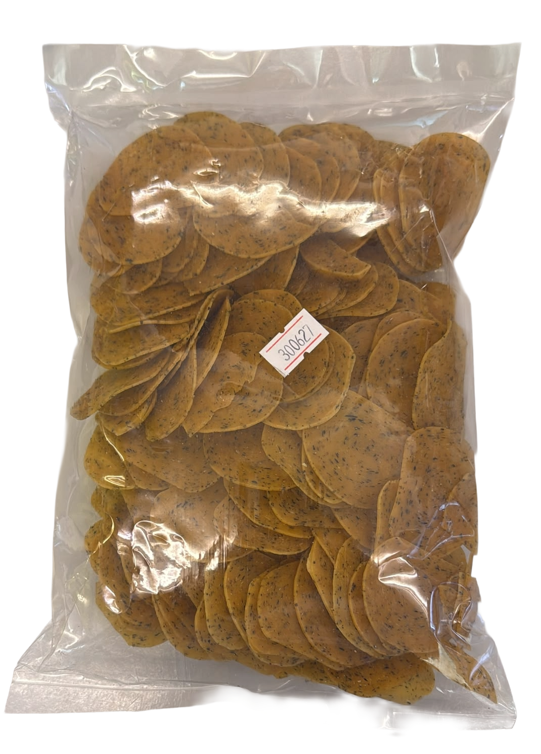 崑益-紫菜素蝦餅(生片) (純素) 300g/ Koon Yik Veg. Keropok Mentah-Seaweed Flavor (Raw) (Vegan) 300g