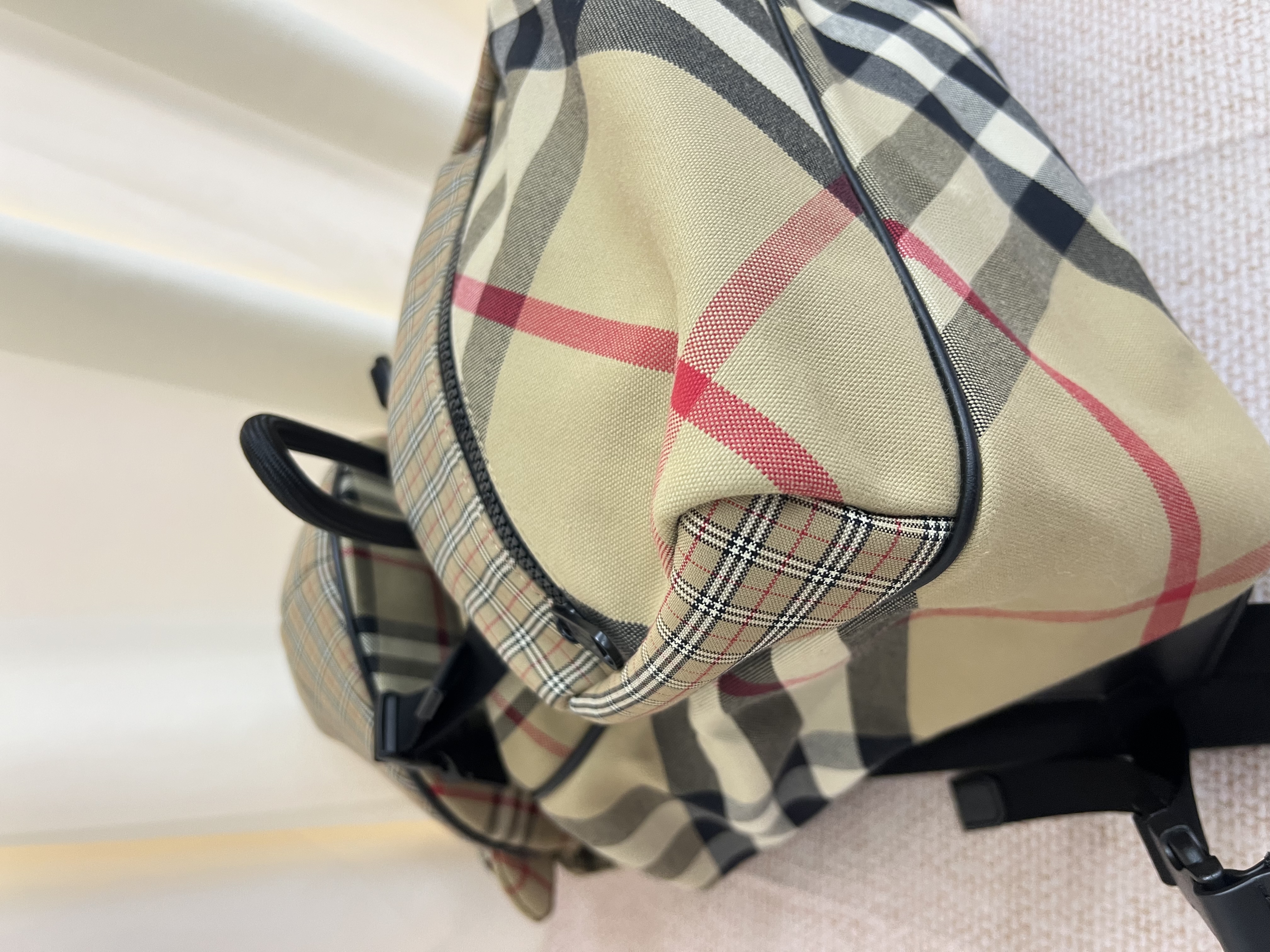 Pre-owned Burberry Kids Thomas 3D Teddy Check-Print Backpack/ Product Code: 26030207