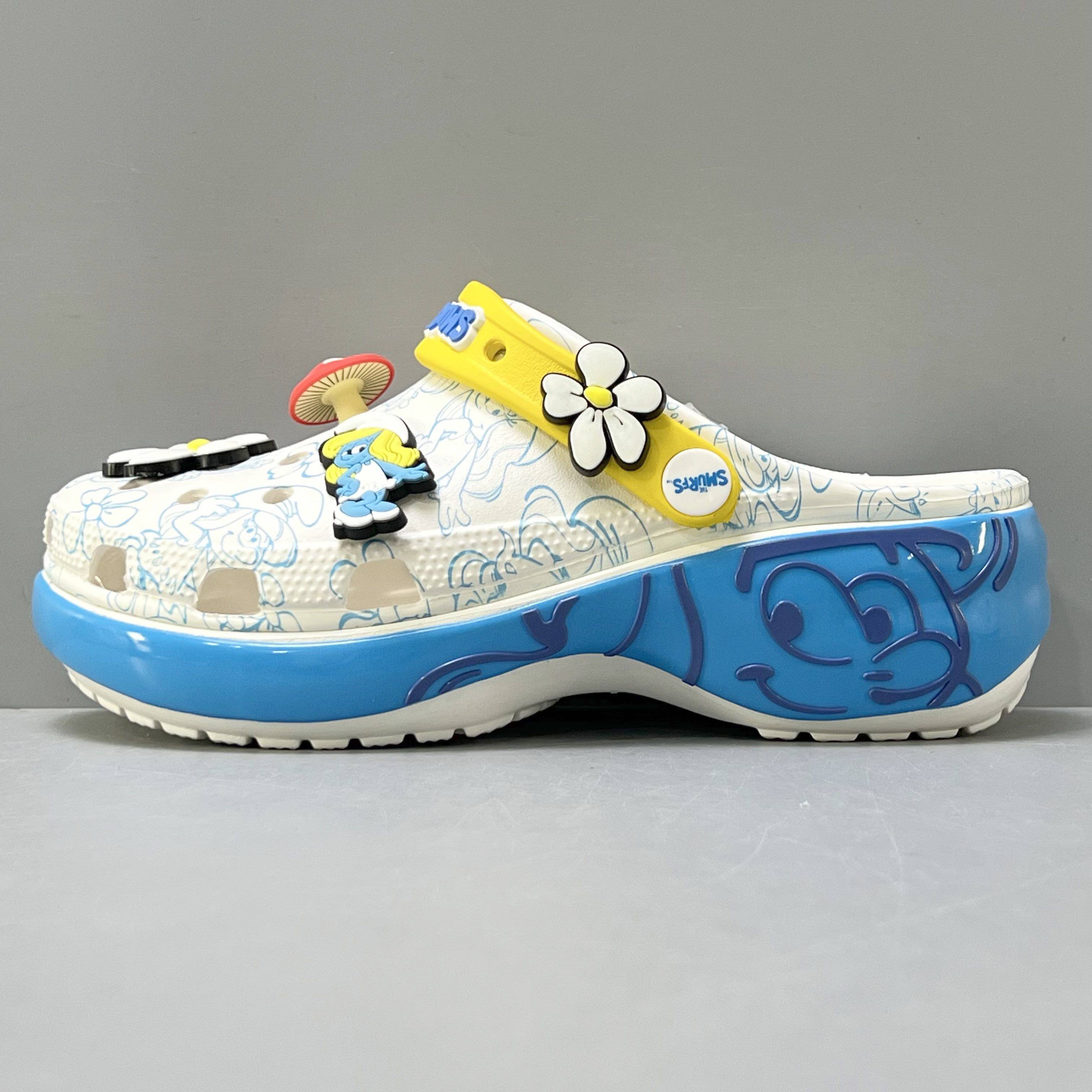 Crocs Smurfs Platform Clog