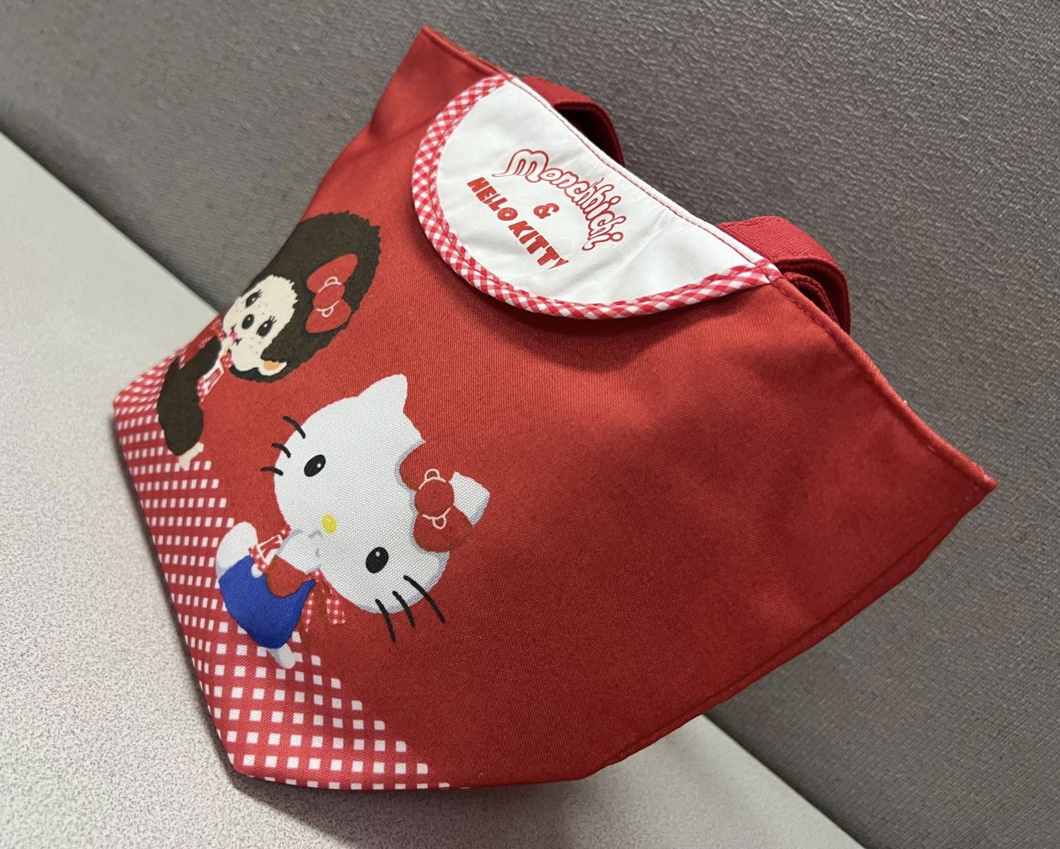 🎌日本直送🎌 Hello Kitty x Monchhichi 帆布手挽袋