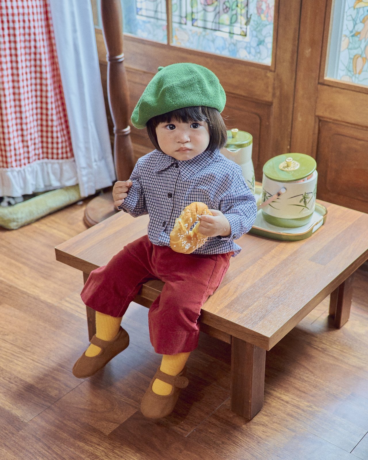 OOTT | Cappuccino Plaid Shirt (with Mom)