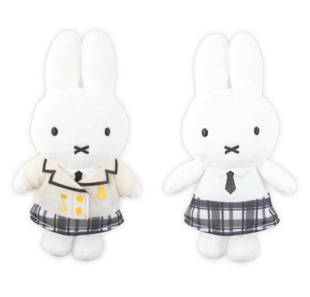 Miffy Style限定 校服公仔掛飾