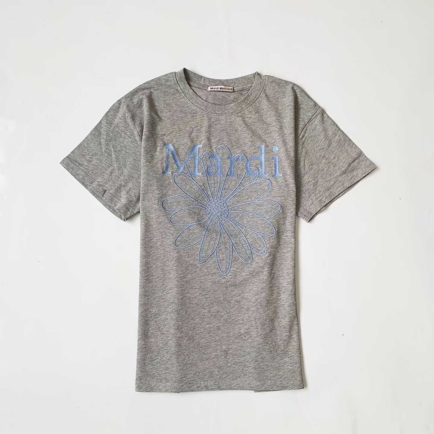 預訂 MARDI MERCREDI EMB FLOWERMARDI 短袖Tee [貨號26A380]