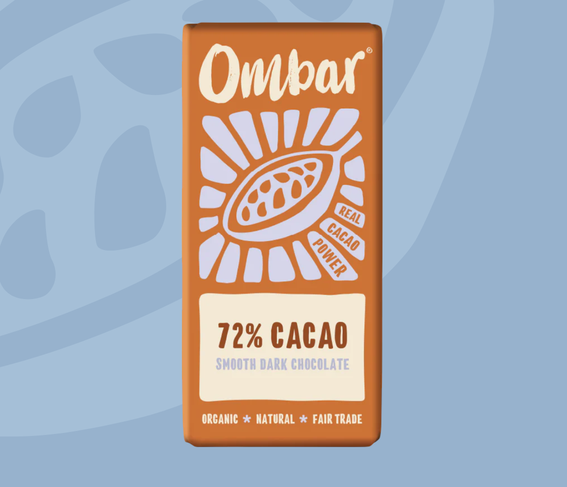 Ombar 72%生機黑朱古力 Dark 72% Chocolate Bar (70g)