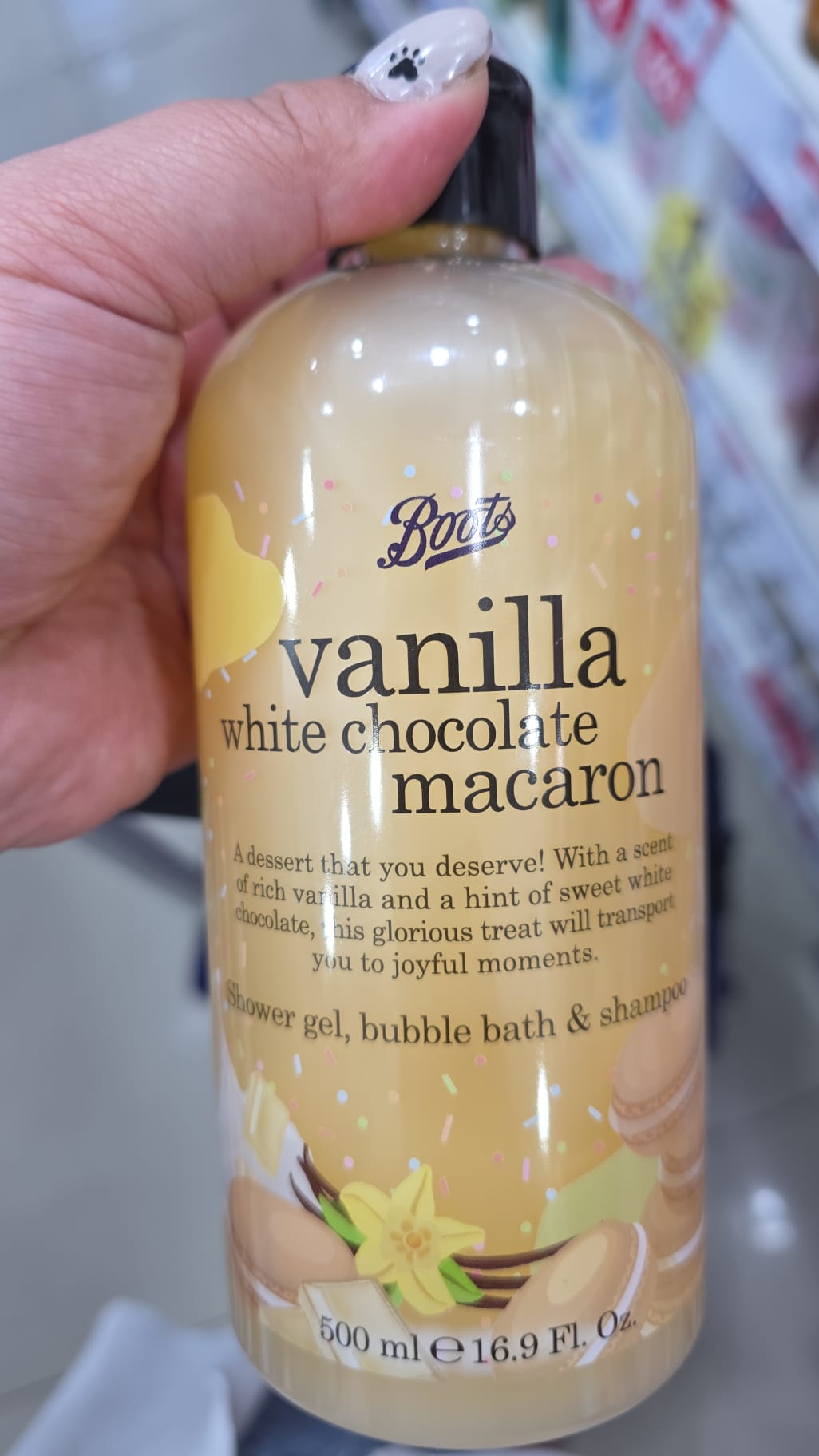 boots shower gel, bubble bath & shampoo 3in1