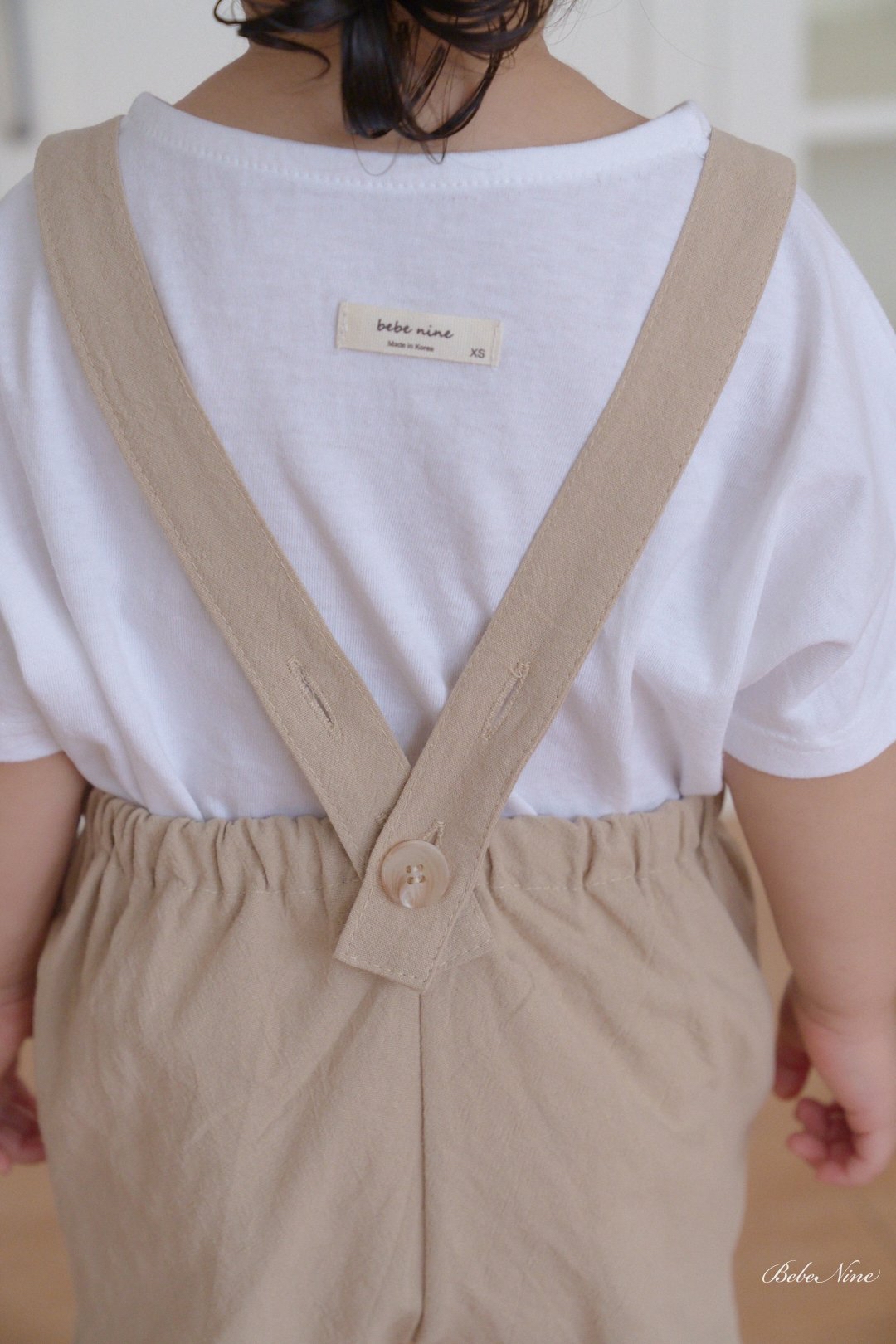 ☀️預訂 韓國直送☀️🇰🇷Bebenine兩色標籤純棉吊帶連身短褲