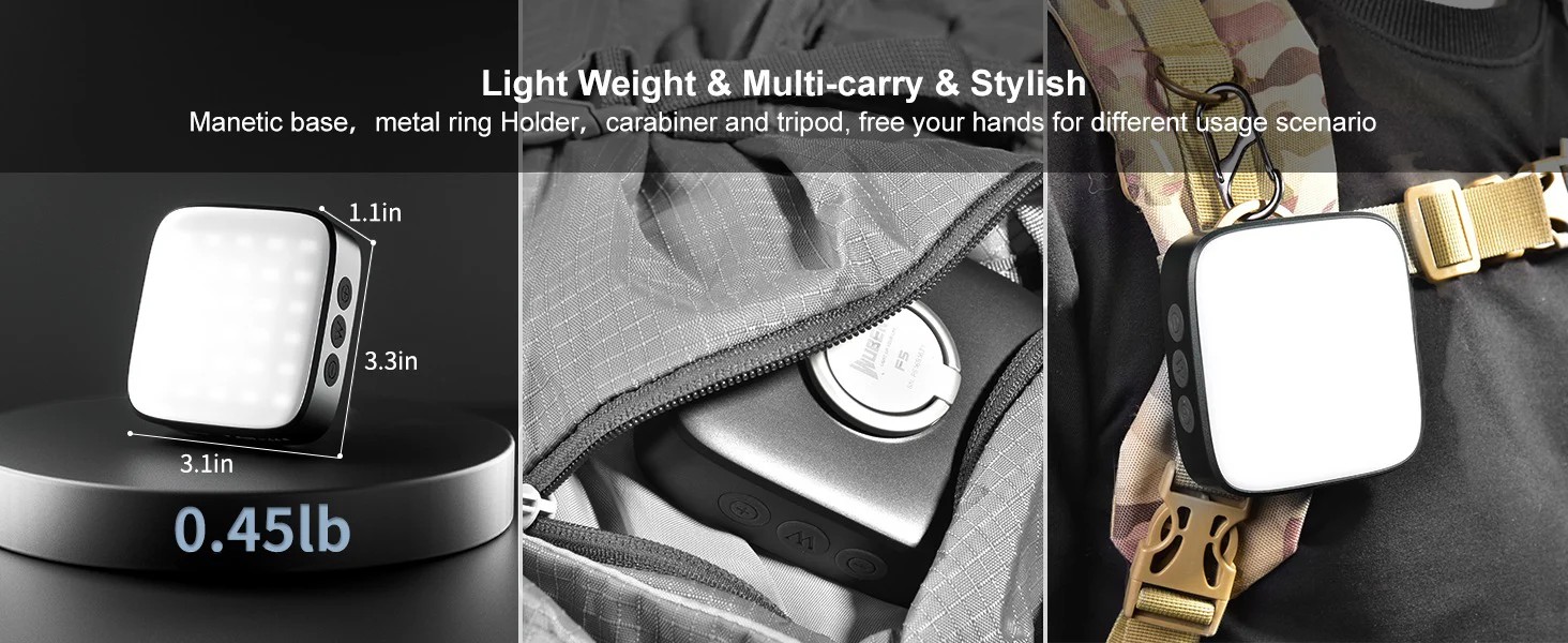 Wuben, F5, Grey, 500 Lumens