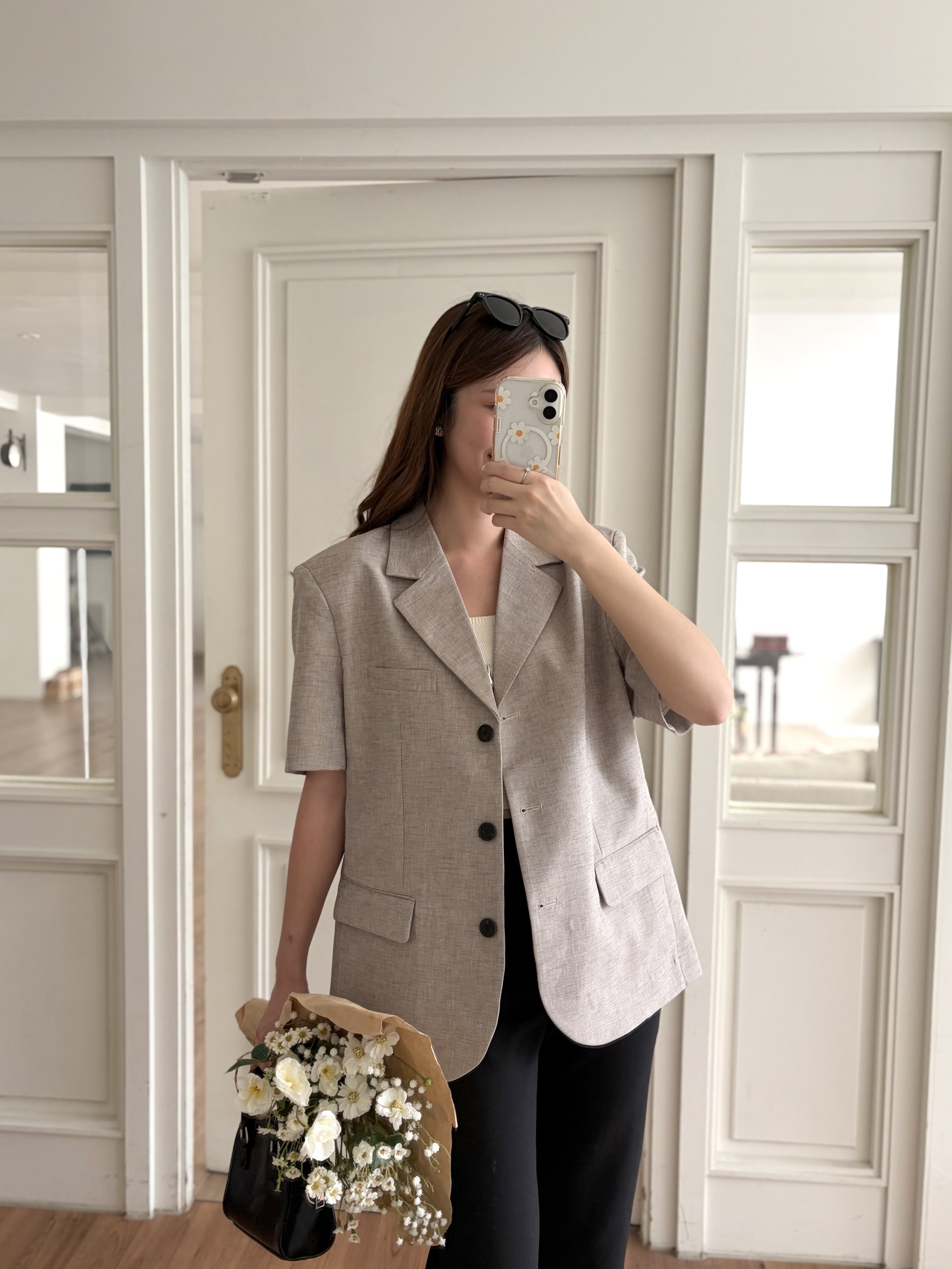 The Oversized Oatmeal Blazer
