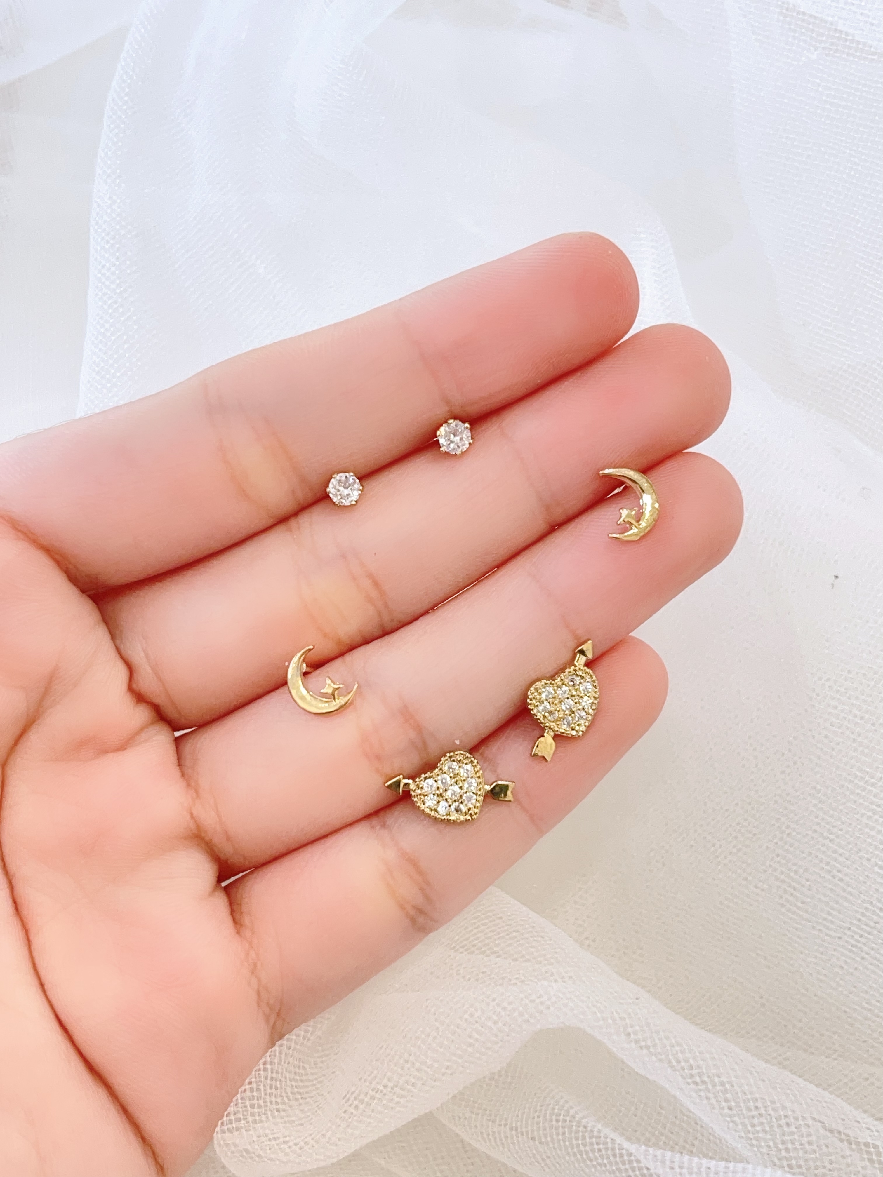 爱神之箭丘比特耳环套装