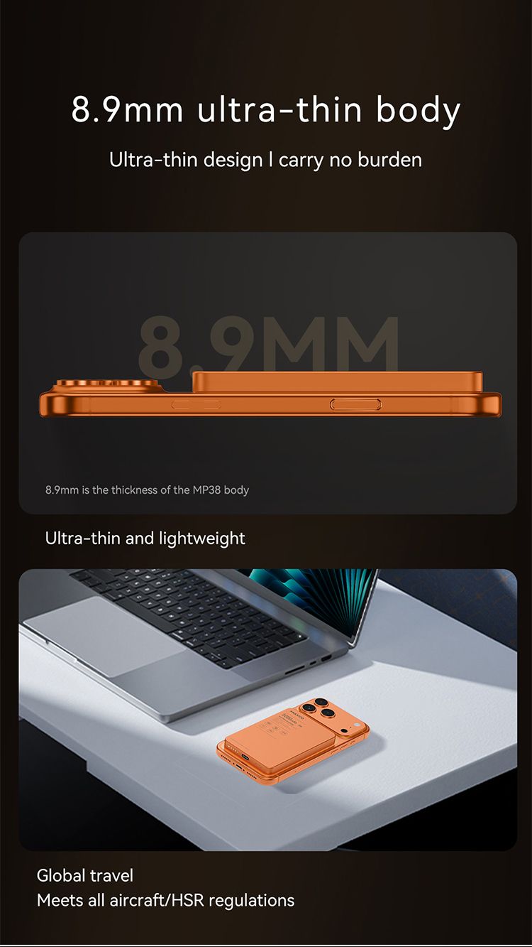 [CCC認證產品及可追溯二維碼] Maxco Magnetic 10000mAh PD 20w 金屬磁吸流動電源 MP39 [預計8月中出貨]