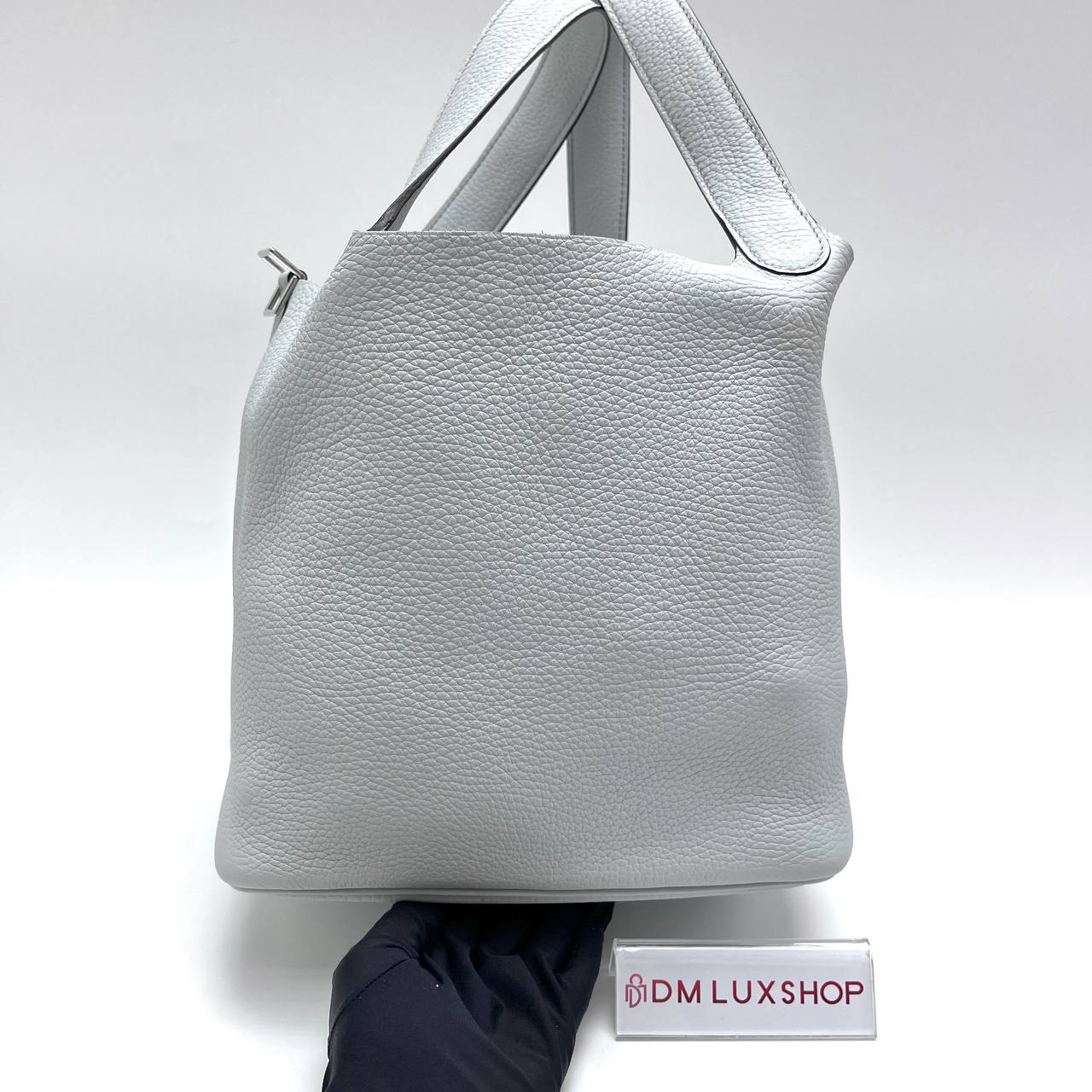 Hermes Picotin 22 Blue Pale PHW (Stamp Z)