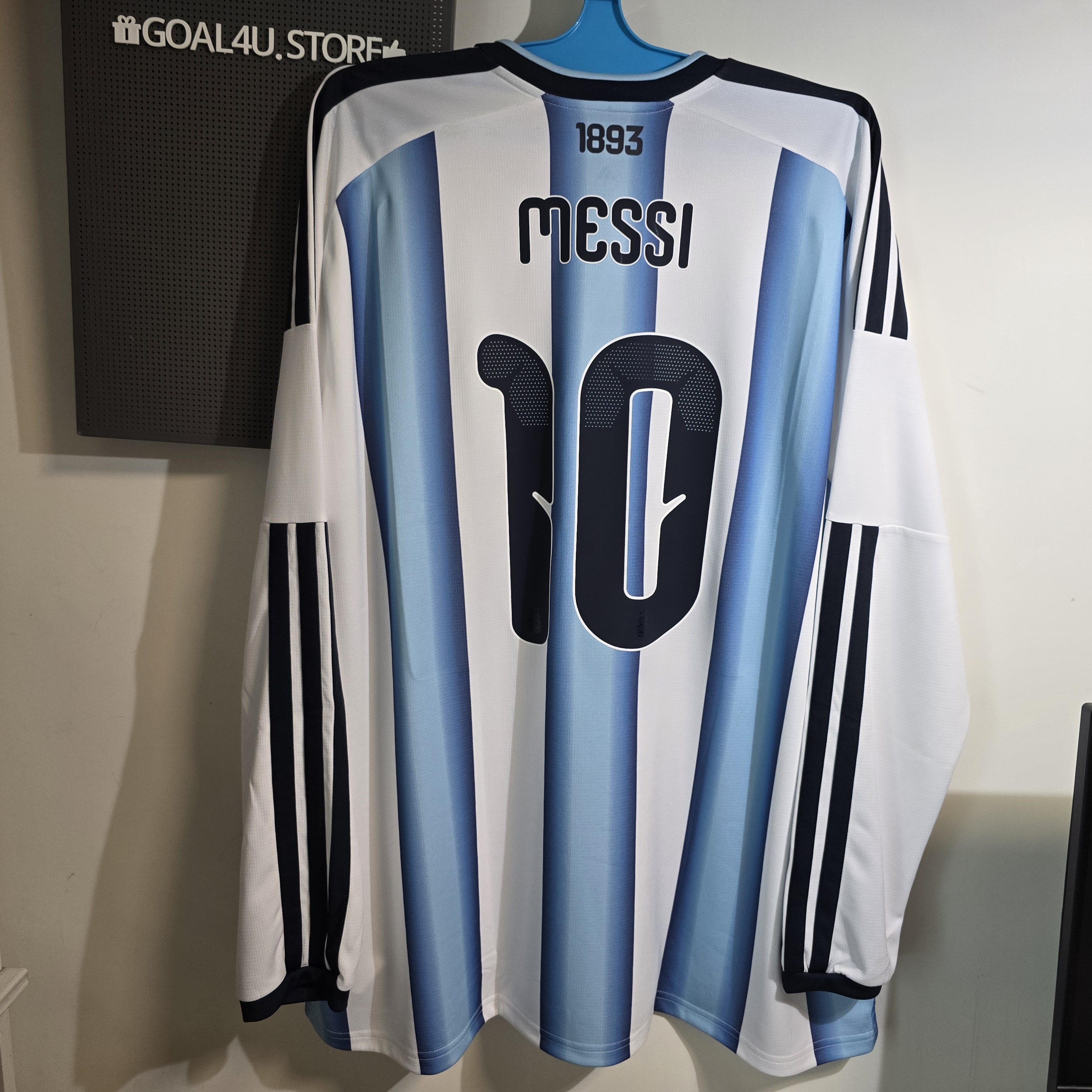 Adidas Argentina 阿根廷 2025-26 主場長袖球迷版球衣 (可加字章) KA8126