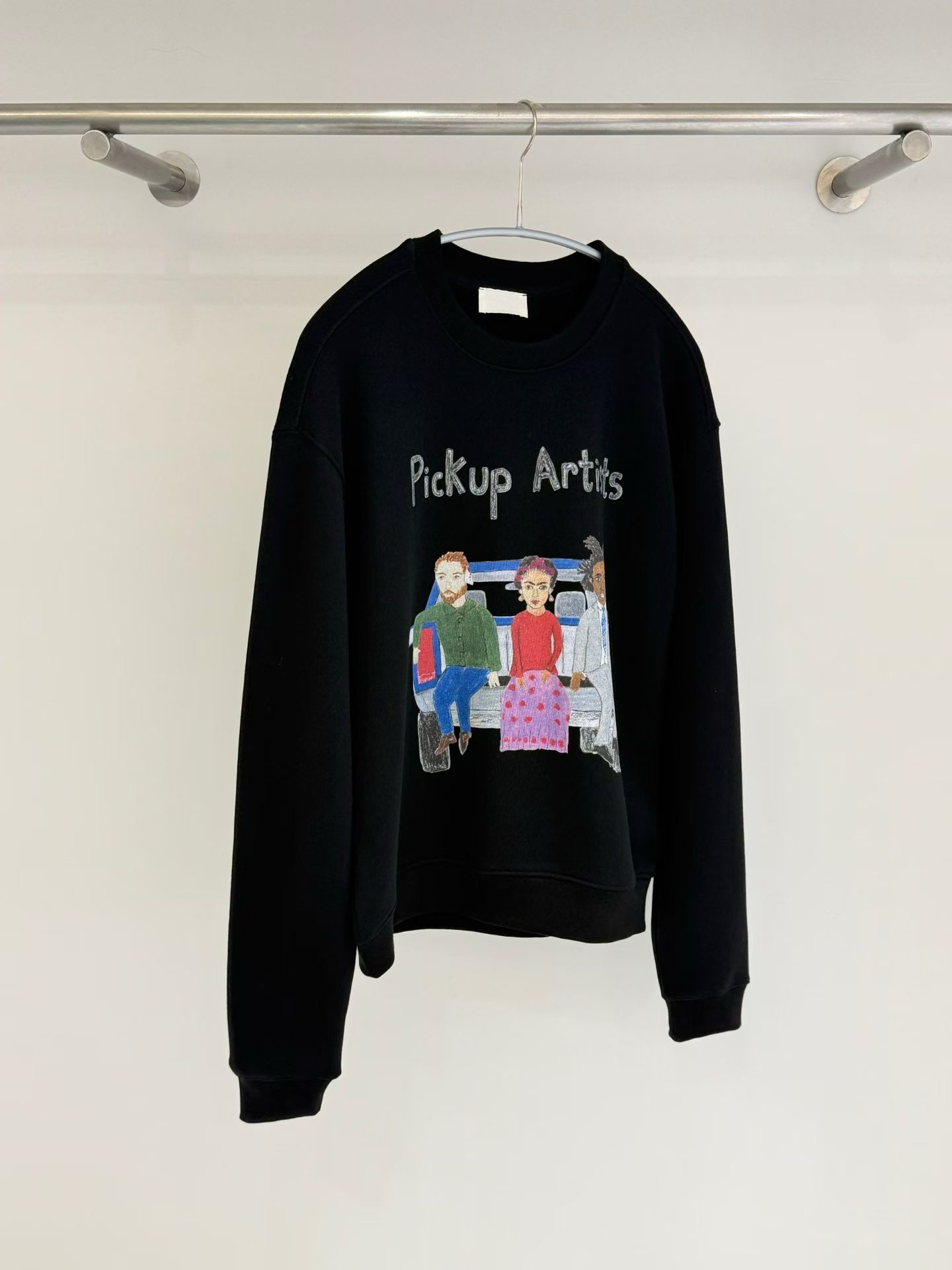 Artistic print sweatshirt