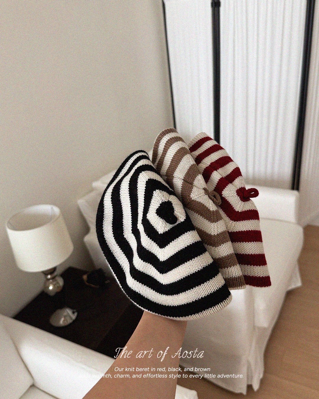 Aosta | [Knit Cookie Beret]ACC