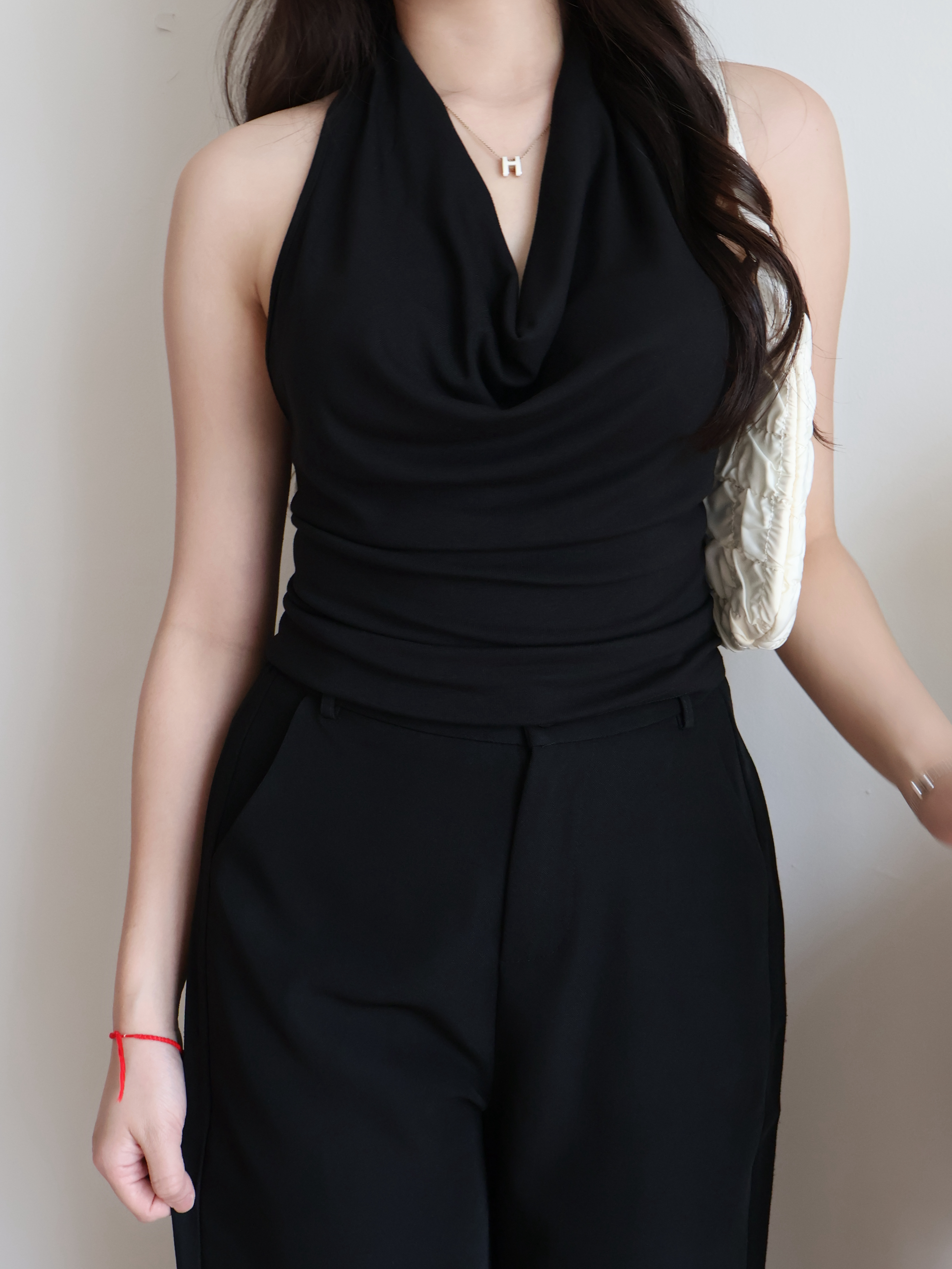 Millie Halter Top | Black