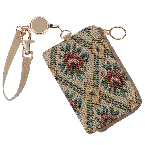 日本🗾品牌可伸縮L形拉鏈式證件套匙扣現貨💞