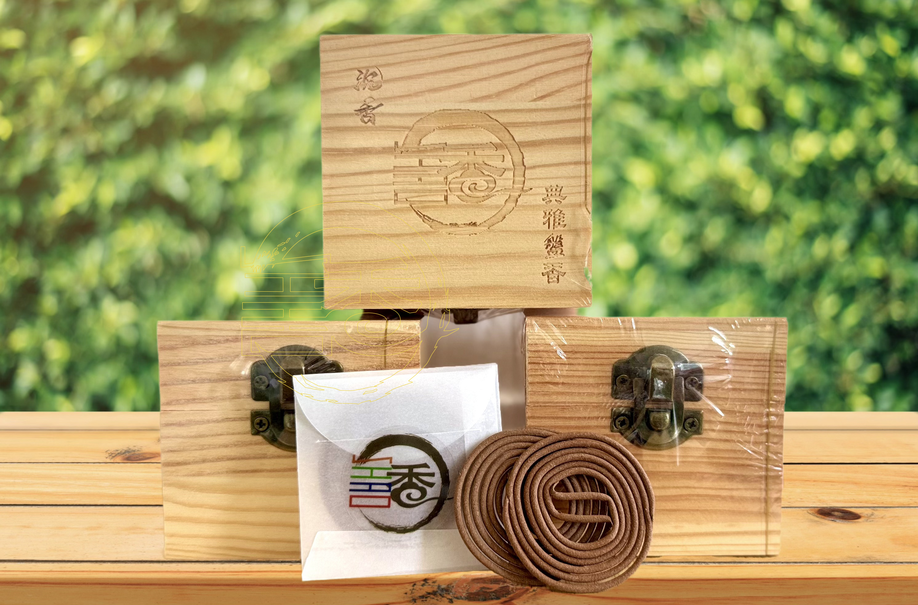 沉香-(典雅盤香)15盤30圈 Agarwood micro disc incense (中國香港及內地同步發售)