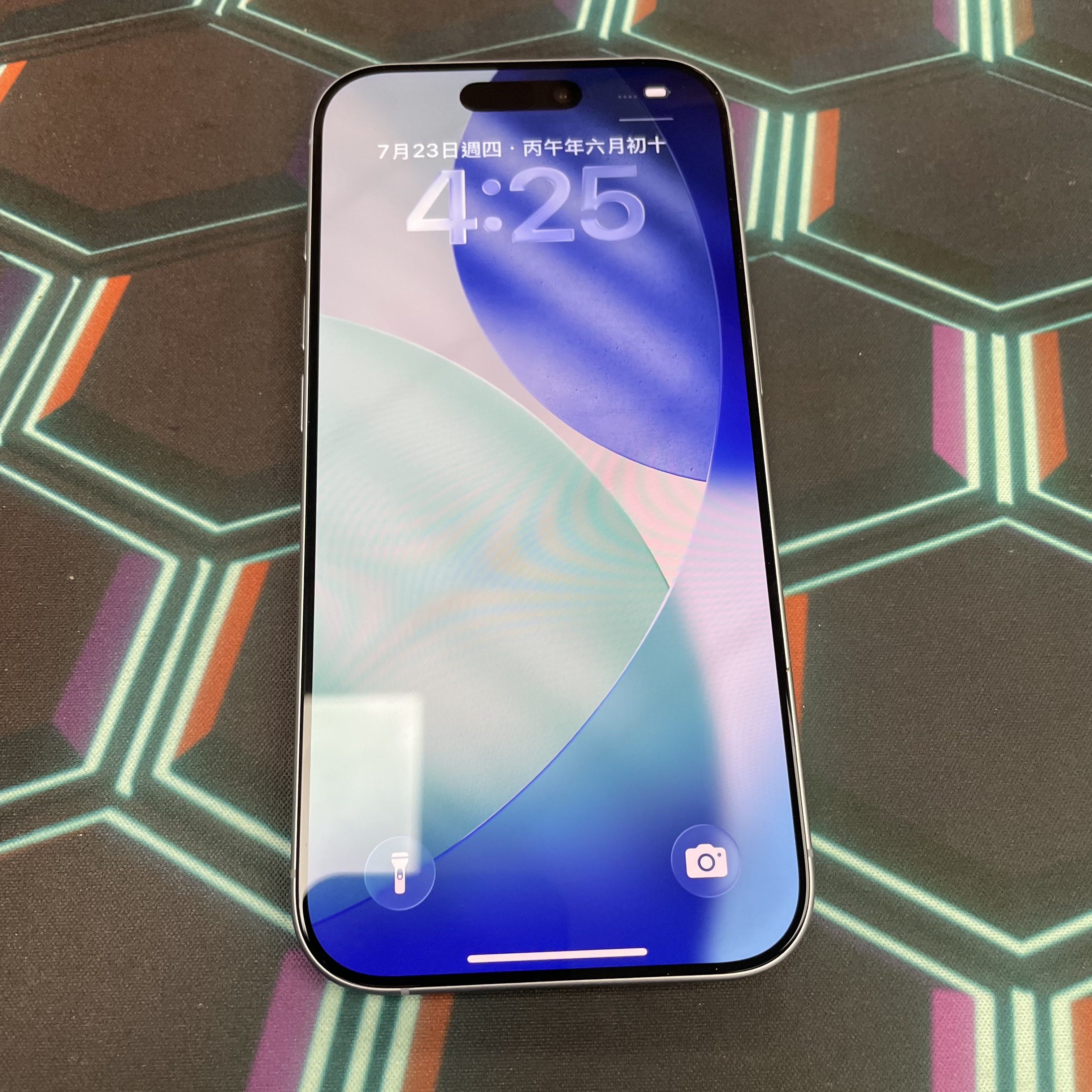 *7123 17 未使用品 256GB 電100 藍色 blue