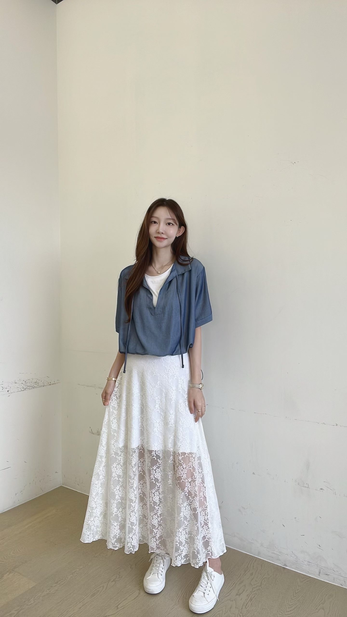 FV15 lace 半截裙