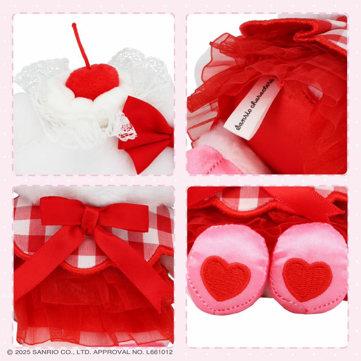 預訂 | 日本Sanrio x 粧美堂 奶油車厘子🍒掛件公仔