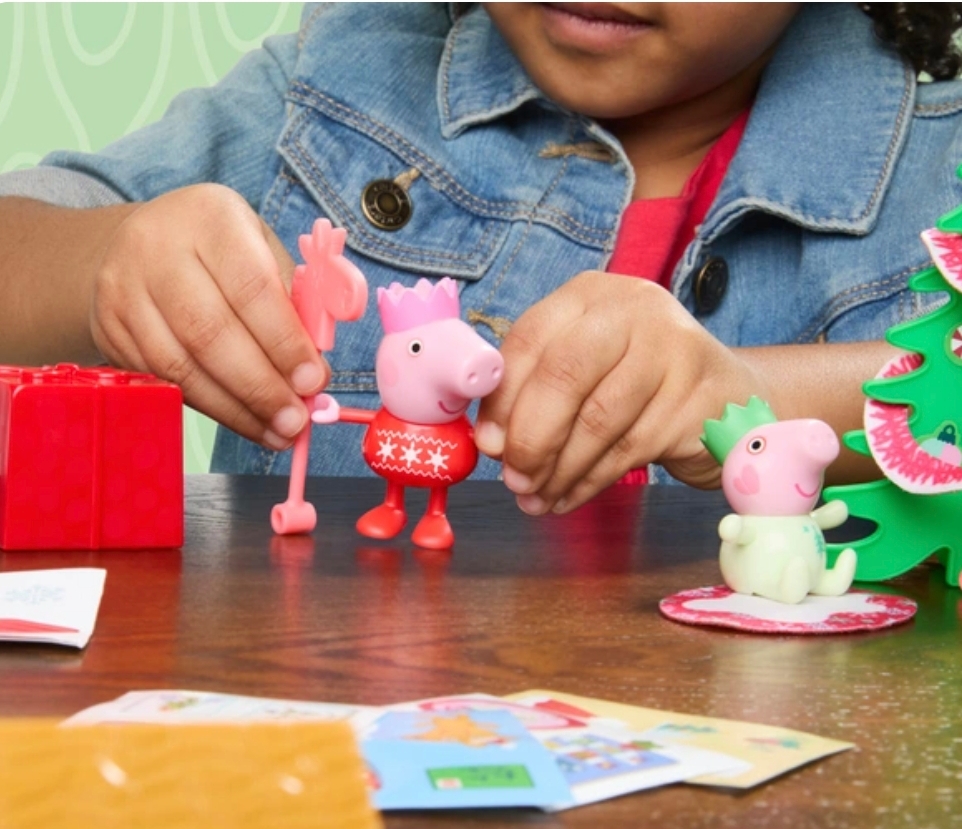Peppa Pig 粉紅豬小妹 Peppa & Evie 聖誕倒數日曆玩具 Advent Calendar 24格玩具套裝