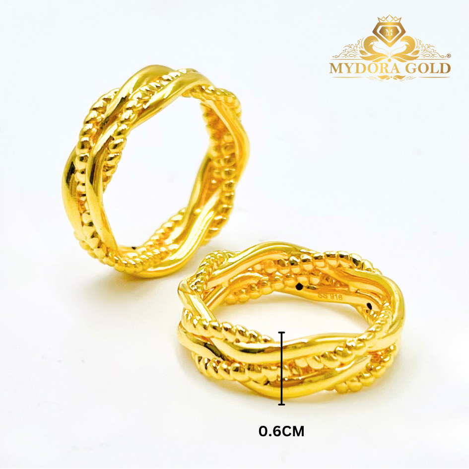 MYDORA Cincin Double Spiral Rope (5G) l EMAS 916/22K