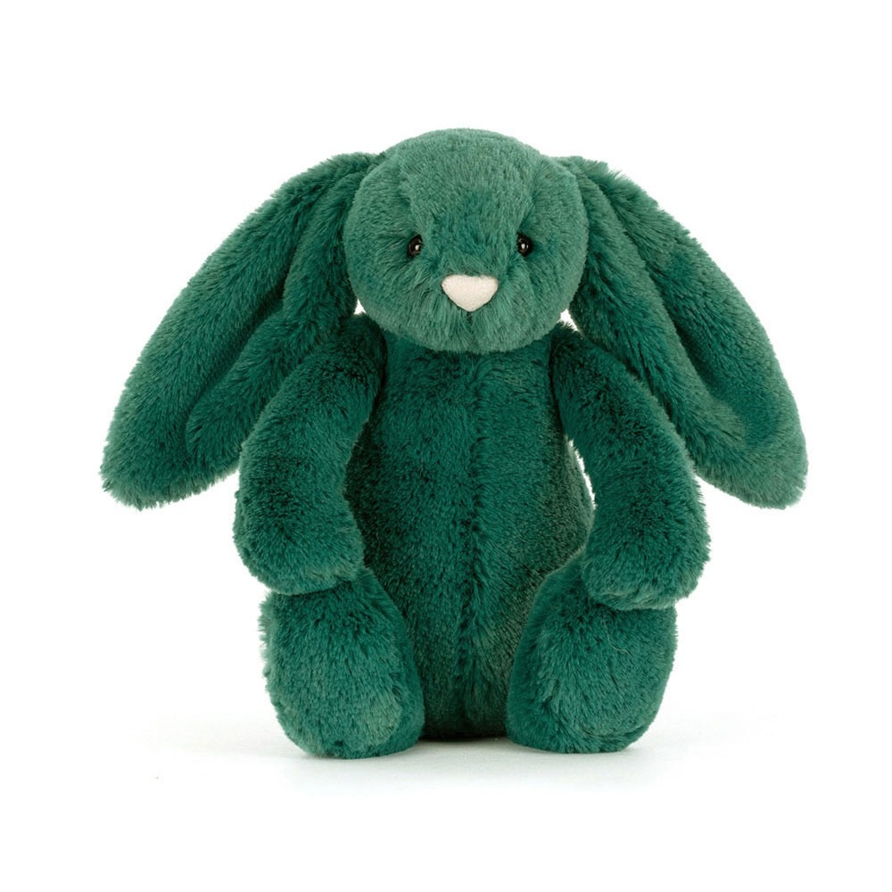 jELLYCAT Bashful Teal Bunny H18cm 聖誕節深綠藍兔