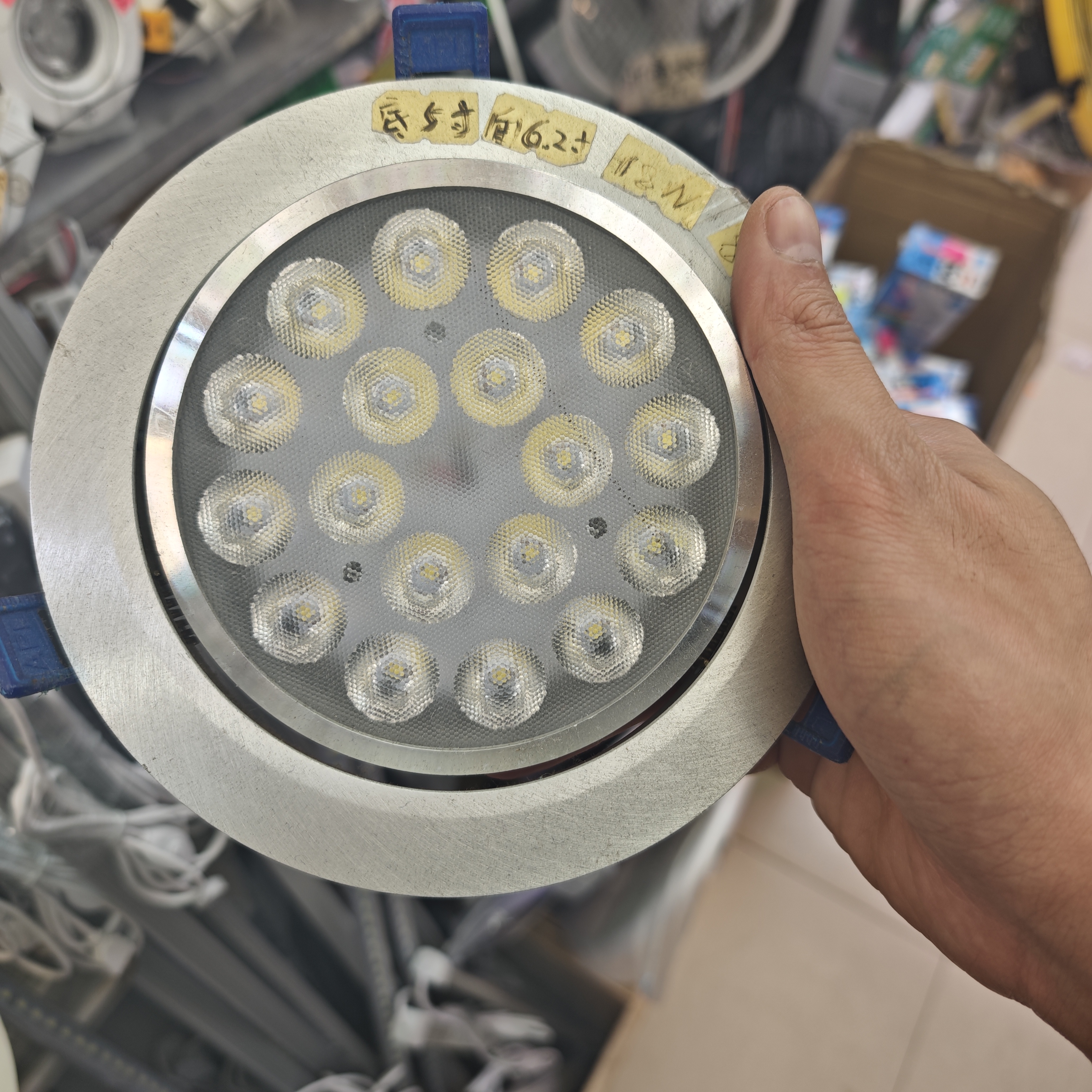 18W銀邊嵌入式射燈