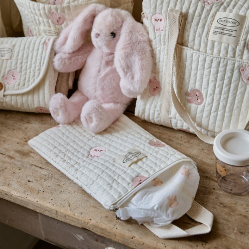 DOTTODOT 100支絎縫棉系列-圓圓臉手提袋