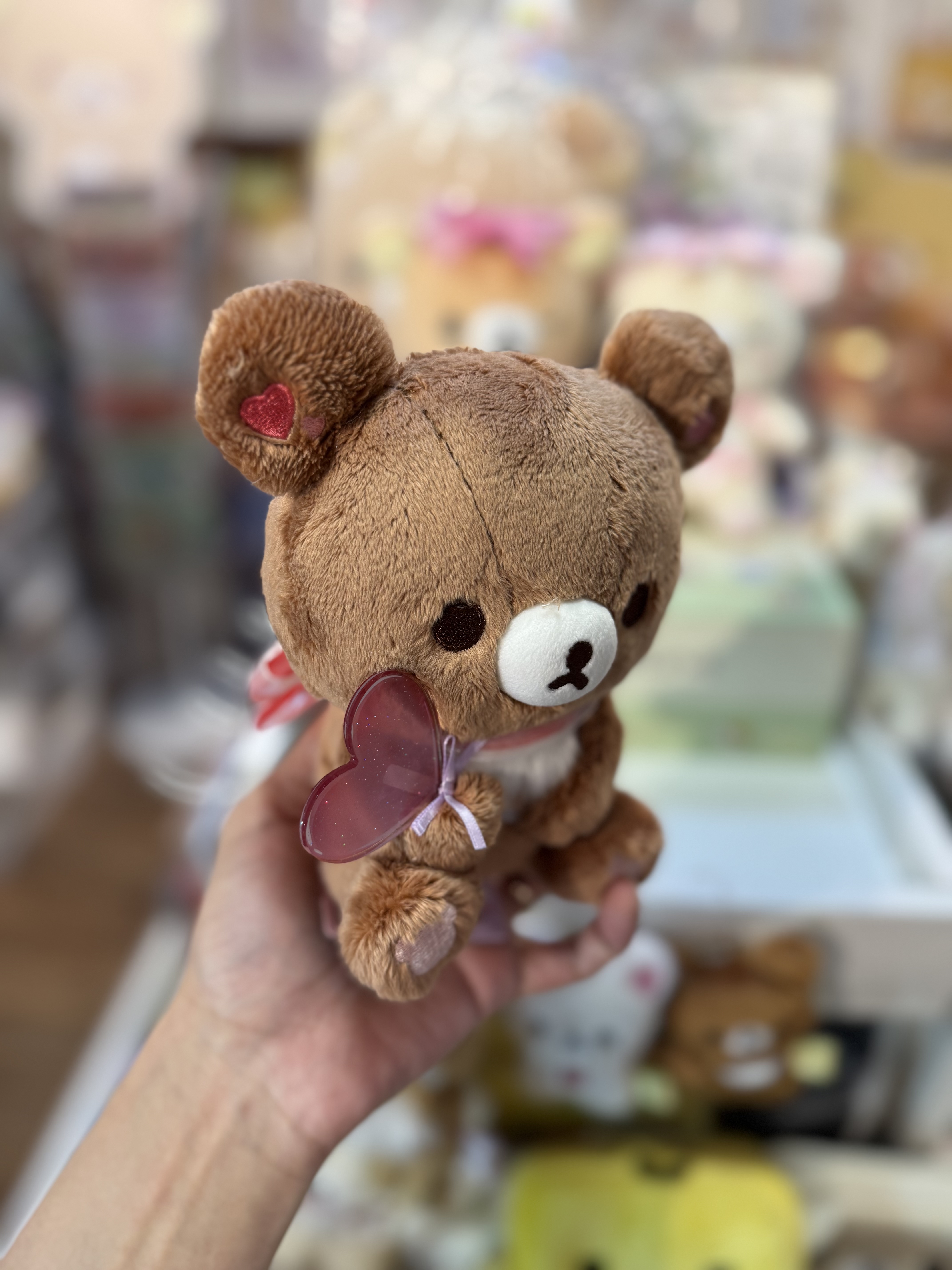 《現貨》全新日本專店限定 Rilakkuma情人節造型公仔