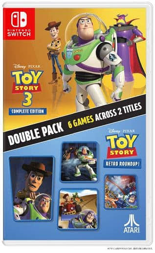 **日本版** NS 玩具總動員：復古合輯 & 玩具總動員3：完整版 Toy Story: Retro Roundup! + Toy Story 3 Complete Edition Double Pack 中/英/日文  ( 日文封面 ) NSW-3947