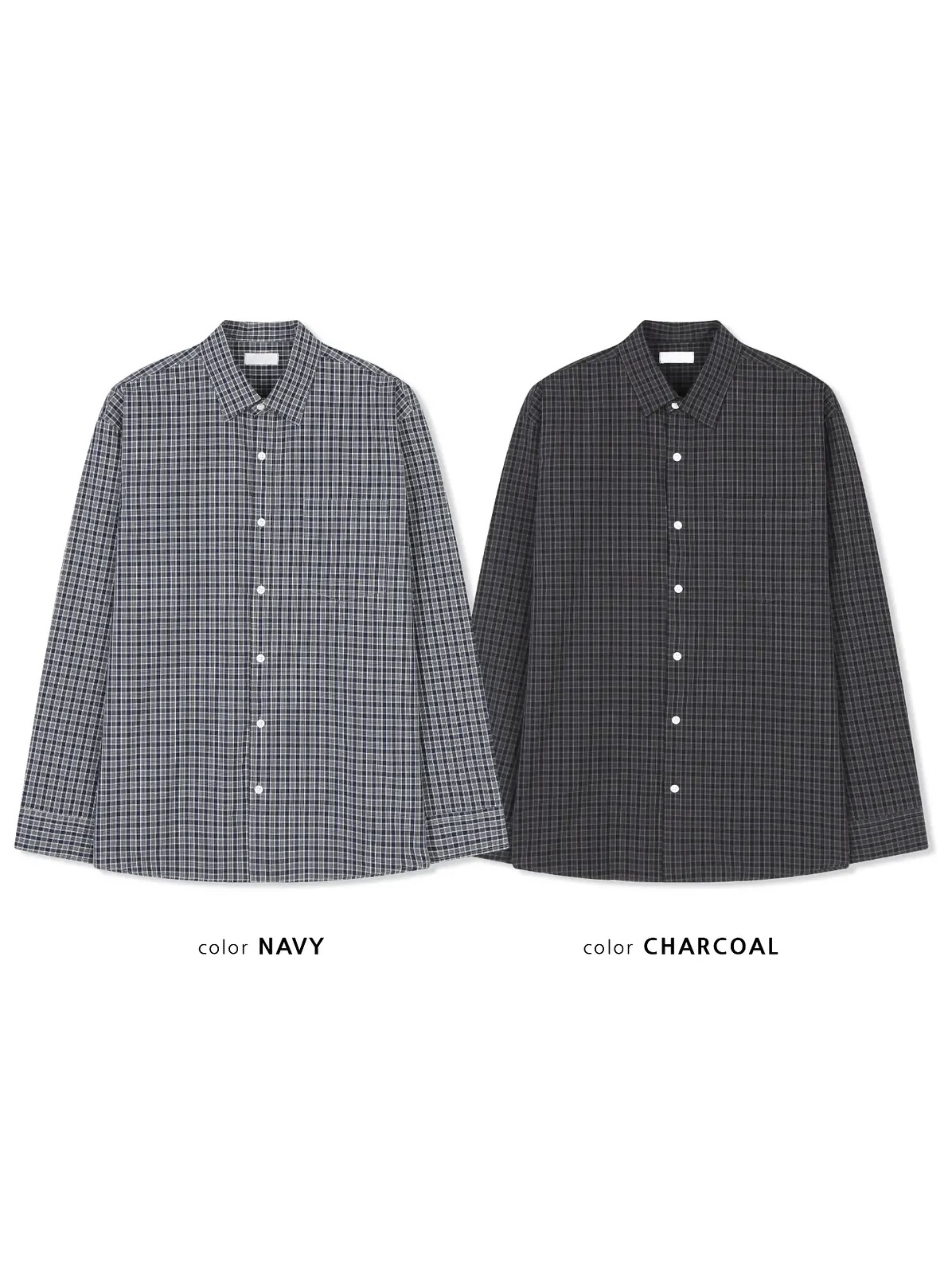 Oversized Plaid Cotton Shirt(Unisex)