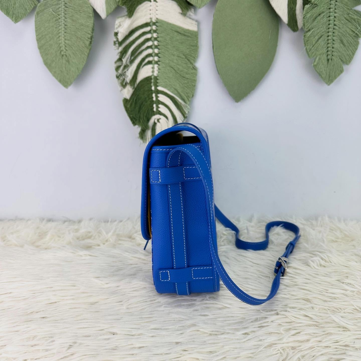 GOYARD🤍PRE OWNED Belvédère 天藍色郵差包 2023年全套有單💙